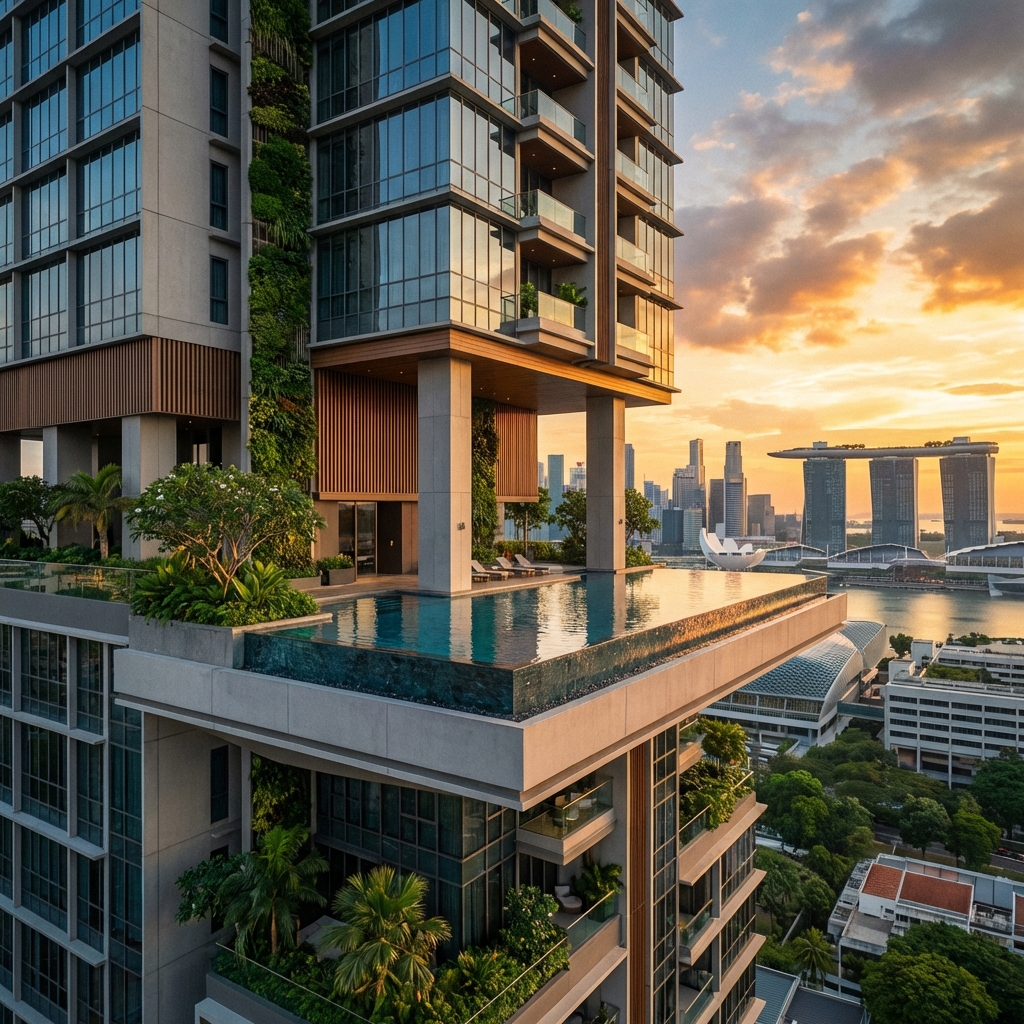 Luxury Singapore Condo with Infinity Pool